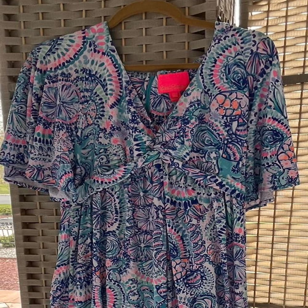 Lilly Pulitzer Minka Sleeved Maxi Dress - Picture 3 of 5